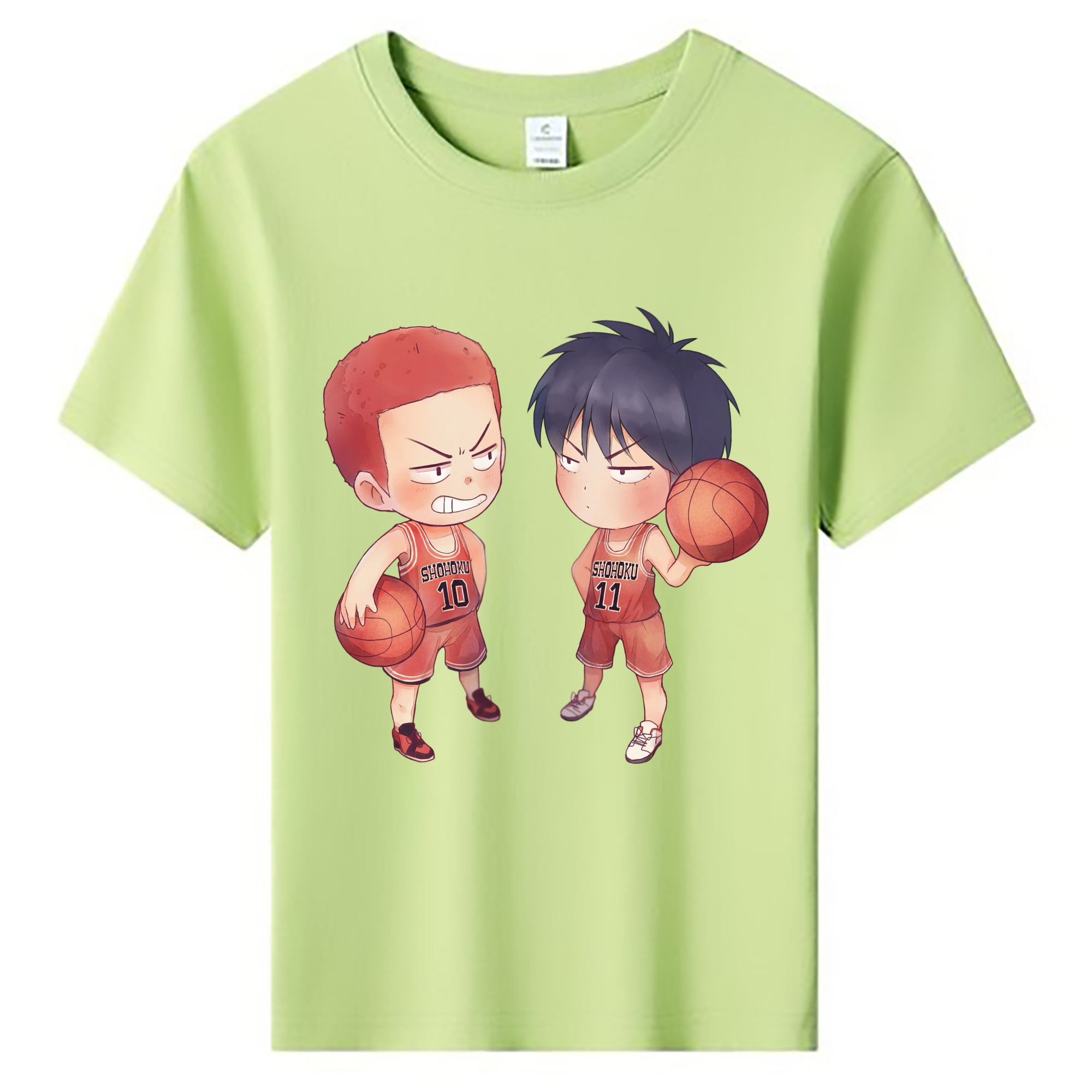 （画像用） SLAM DUNK／スラムダンク 綿100％キッズTシャツ（フロントプリント）
